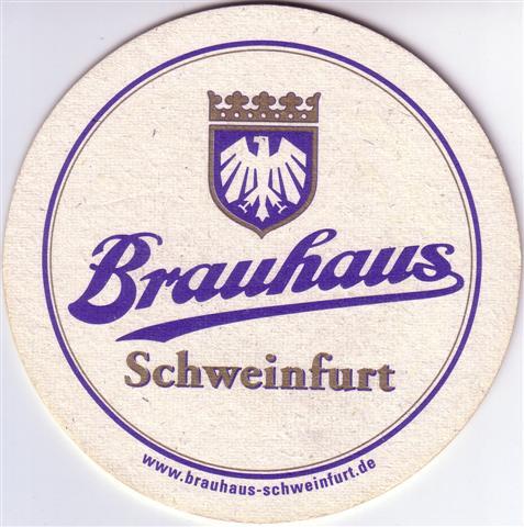 schweinfurt sw-by brauhaus rund 2fbg 2b (215-hg wei-u www-blausilber)